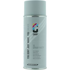 CROP Spuitplamuur Grijs in spuitbus - 400ml - Sneldrogend - Krimpt niet - Plamuur Filler - Spray putty - Spuit plamuur - Premium Quality