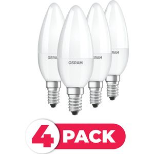 Osram LED E14 - 5.5W (40W) - Warm Wit Licht - Niet Dimbaar - 4 stuks
