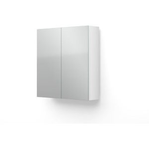 Spiegelkast Lato 60x62cm Hoogglans Wit 2 Deuren