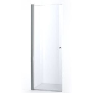 Zircon Comfort Douchedeur | 75 cm Chroom Helder glas Pendeldeur