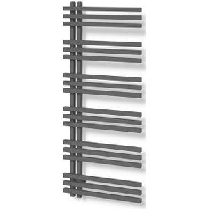 Kepler Handdoekradiator | 55x129,6 cm Donkergrijs 1001 Watt Aluminium Centrale verwarming