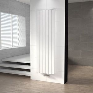 Jupiter Designradiator | 56,5x180 cm Mat wit 1577 Watt Aluminium Centrale verwarming