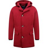 Enos - 7101 - Winterjas - Rood - Katoen/Polyester - Gewatteerd