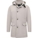 Gewatteerde Jassen Heren - Parka Heren Winterjas - 7101 - Beige Jas