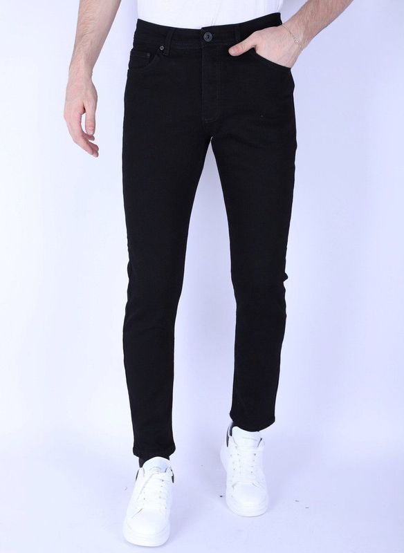 Spijkerbroek Heren Stretch Regular Fit - DP47- Zwart