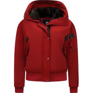 Gentile Bellini - Gewatteerde Jas - Rood - 65% Katoen 35% Polyester