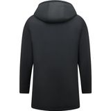 Lange Parka Heren met Capuchon - 7101 - Zwart