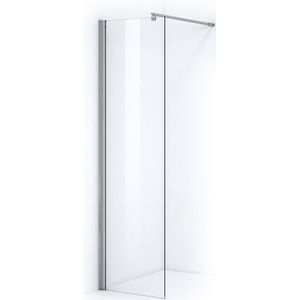 Zircon Comfort Inloopdouche | 40 cm Chroom Helder glas Vaste wand
