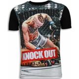 Corner Notorious - Rhinestone T-shirt - Zwart