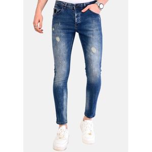 Heren Denim Jeans Slim Fit - 1068 - Blauw