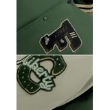 Enos - Oversized Letterman Jas - Groen - 8633
