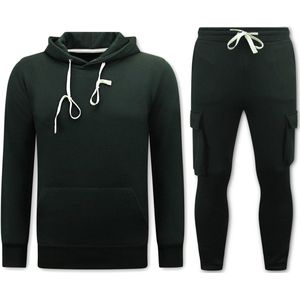 Joggingspak - Oversized Huispak - Dik Geweven - Zwart