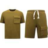 Ribbed Oversized Zomerset Heren - SET - Licht Brown