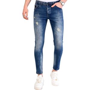 Heren Denim Jeans Slim Fit - 1068 - Blauw