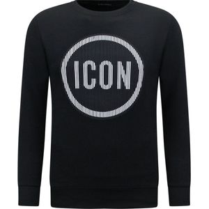 Top-Star - ICON - Herentrui - Zwart - Lange Mouwen - Slim Fit