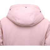 Korte Dames Winterjas Getailleerd - Roze
