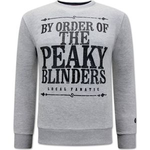 Peaky Blinders Heren Sweater - Grijs
