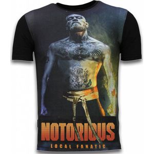 Conor - Rhinestone T-shirt - Zwart