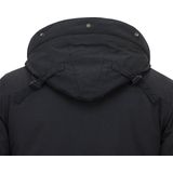 Enos - Lange Heren Parka Jas - Zwart - Met Capuchon
