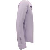 Gentile Bellini - Banco Oxford Shirt - Paars - Getailleerd Heren Overhemd