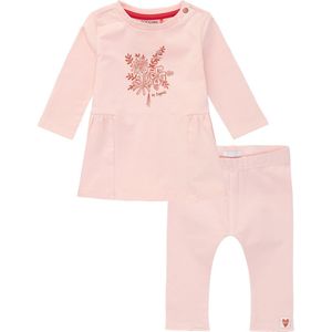 Noppies - Kledingset - 2 delig - Jurk Abilene Paech Whip - Legging Adelaide Peach Whip - Maat 74