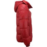 Local Fanatic - Puffer Jacket - Rood - Heren Winterjassen Volwassen
