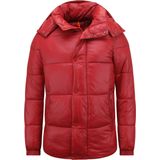 Local Fanatic - Puffer Jacket - Rood - Heren Winterjassen Volwassen