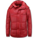 Local Fanatic - Puffer Jacket - Rood - Heren Winterjassen Volwassen