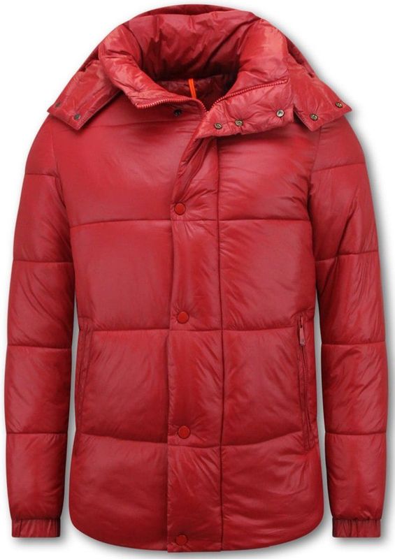 Local Fanatic - Puffer Jacket - Rood - Heren Winterjassen Volwassen