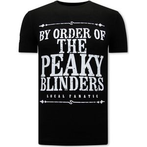 Peaky Blinders Heren T-shirt - Zwart