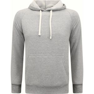 Hoodie Heren - Effen Classic Hoodie - Grijs