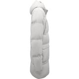 Local Fanatic - 3361 - Lange Gewatteerde Puffer Parka - Creme/Wit - Polyester