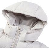 Local Fanatic - 3361 - Lange Gewatteerde Puffer Parka - Creme/Wit - Polyester