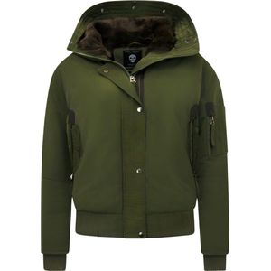 Gentile Bellini - 8815 - Winterjas - Groen - 65% Katoen 35% Polyester