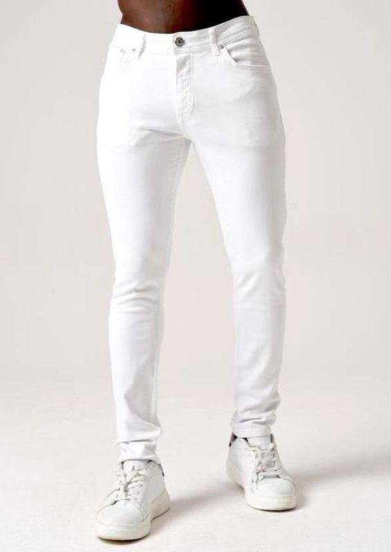 Witte Jeans Heren Slim Fit - LF/DNM/1089- Wit