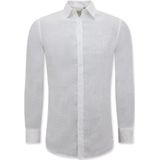 Linnen Overhemd - Licht Blauw - Regular Fit - Casual