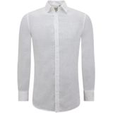 Linnen Overhemd - Licht Blauw - Regular Fit - Casual