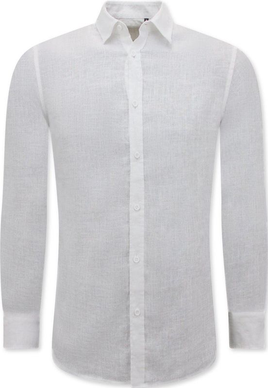 Linnen Overhemd - Licht Blauw - Regular Fit - Casual