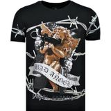 Bad Angel - Exclusief T shirt Heren - 6318N - Navy