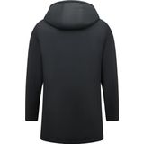 Lange Parka Heren met Capuchon - 7101 - Zwart