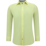 Gentile Bellini - Slim Fit Blouse - Geel - Katoen en Lycra