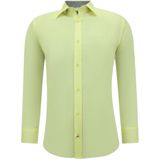 Gentile Bellini - Slim Fit Blouse - Geel - Katoen en Lycra