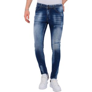 Blue Stone Washed Jeans Heren - Slim Fit -1076- Blauw