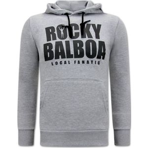 Rocky Balboa Heren Hoodie - Grijs