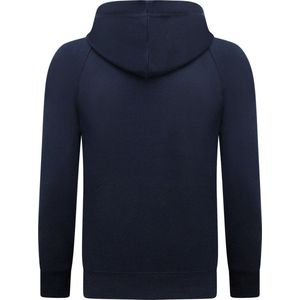 Hoodie Heren - Blanco Basic Hoodie - Donker Blauw
