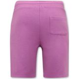 Local Fanatic - Korte Jogging Broek - Antiek Roze - Regular Fit