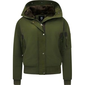 Gentile Bellini - 8815 - Winterjas - Groen - 65% Katoen 35% Polyester