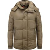 Local Fanatic - 8055 - Puffer Jacket - Bruin - Warme Winterjas Heren