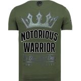 King Notorious - Zomer T shirt Mannen - 6324G - Groen
