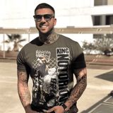 King Notorious - Zomer T shirt Mannen - 6324G - Groen